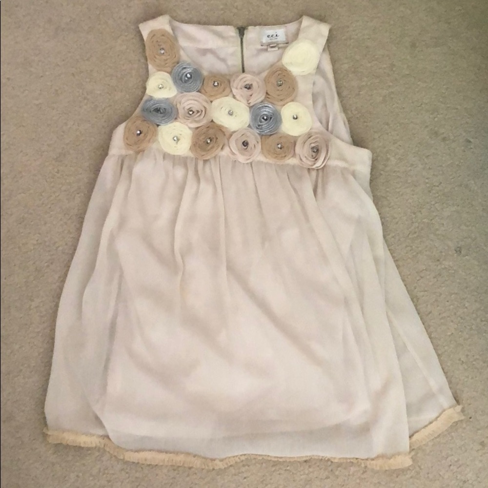 Cute chiffon flower top from ECI